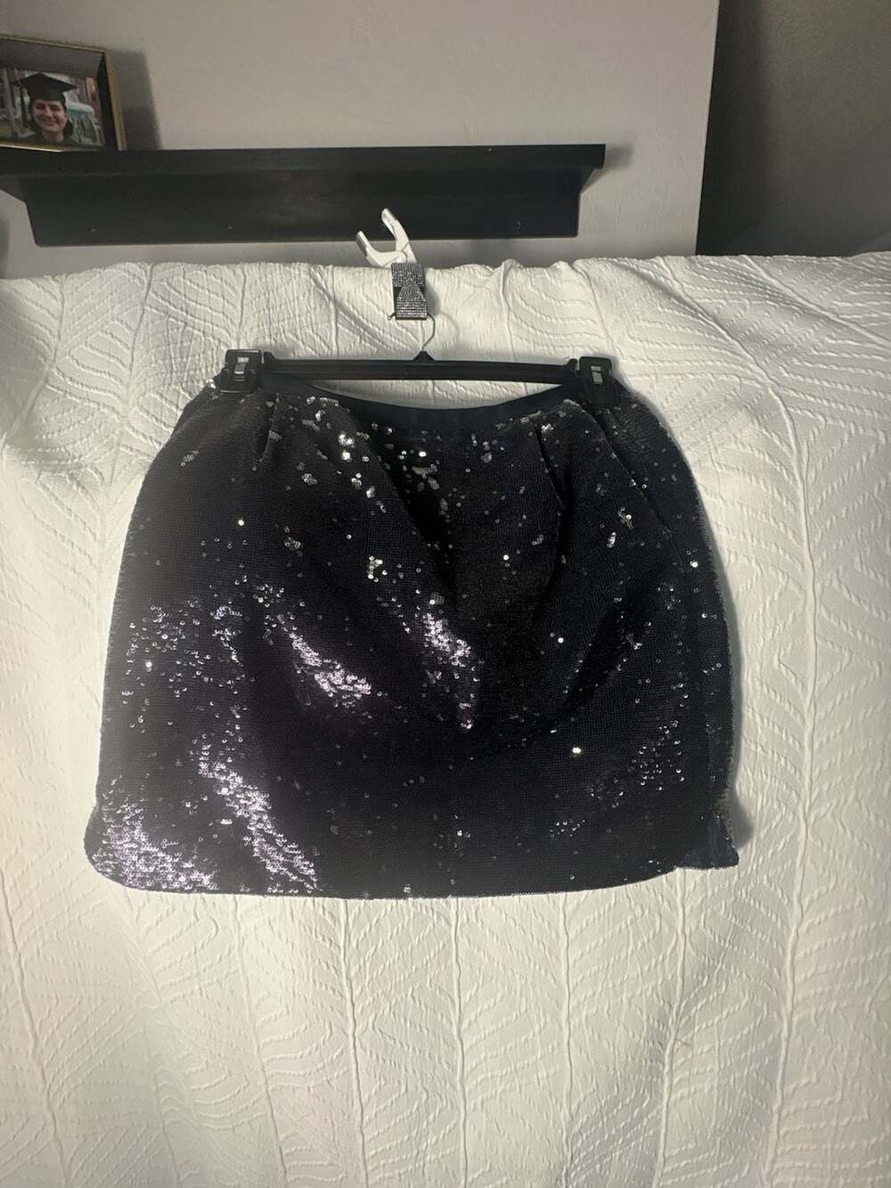 J.Crew Sequin Mini Skirt Navy Size 2